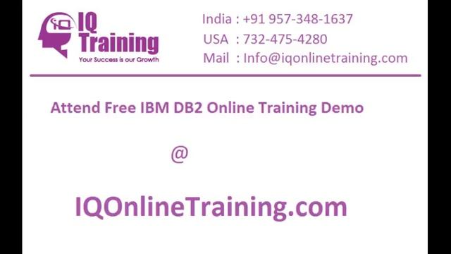 IBM DB2 Online Training in USA UK смотреть онлайн