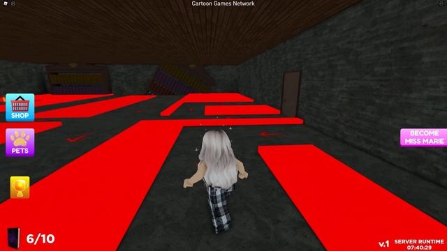 Escape Miss Marie's Library - Roblox | [Full Walkthrough] смотреть онлайн