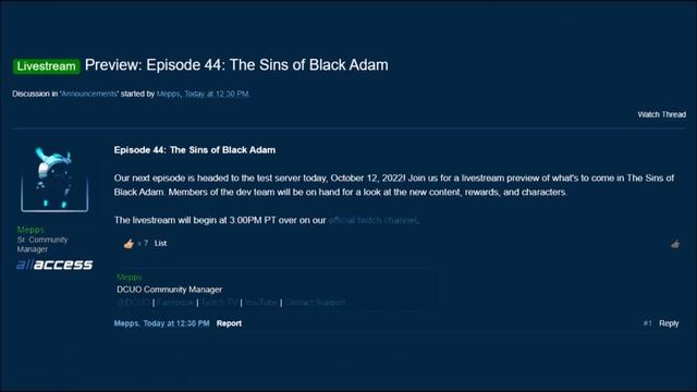 DCUO The Sins of Black Adam Preview смотреть онлайн