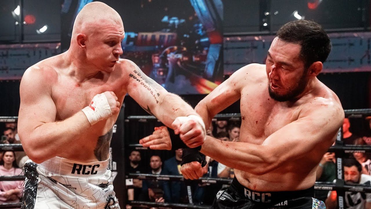 ГИГАНТ TOP DOG СЛОМАЛ НОС | Олег Фомич Фомичев vs Асылжан Бакытжанулы | RCC HARD 2 | Кулачные бои смотреть онлайн