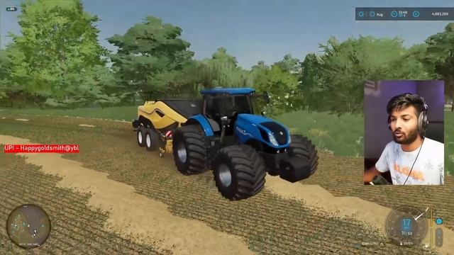 5911 Jhota ?? Rice Harvesting || FS22 || Happy Goldsmith смотреть онлайн
