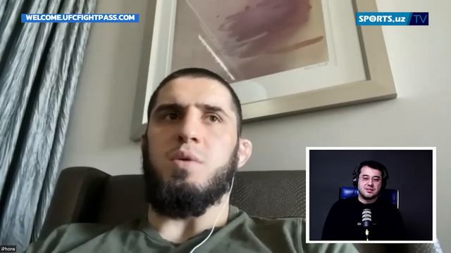 Islam Maxachev UFC 284 Yil Jangi Oldidan Davron Fayziyevga Intervyu Berdi