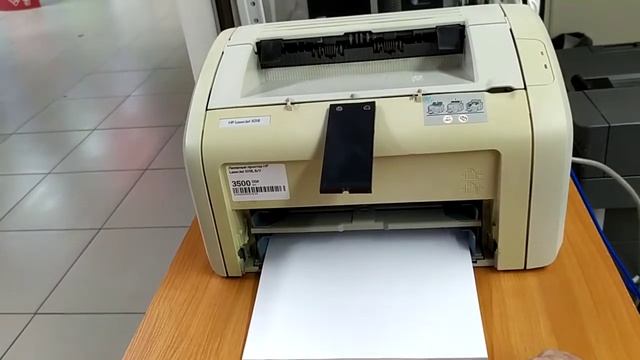 Тест принтера HP LaserJet 1018/3 смотреть онлайн