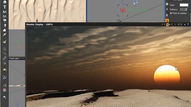 Dunes scene with Vue смотреть онлайн