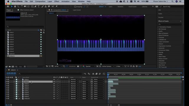 Sequence Layers in Adobe After Effects смотреть онлайн