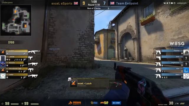 [UKCSGO] 06.10.2017 - Endpoint vs exceL @ WESG 2017 Britain & Iceland Grand Final Map 2 смотреть онлайн