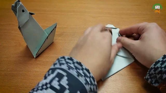 Мастер-класс по оригами «Волк» смотреть онлайн