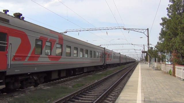 Электровоз ЭП1М-775 с поездом №241 Иркутск — Адлер смотреть онлайн