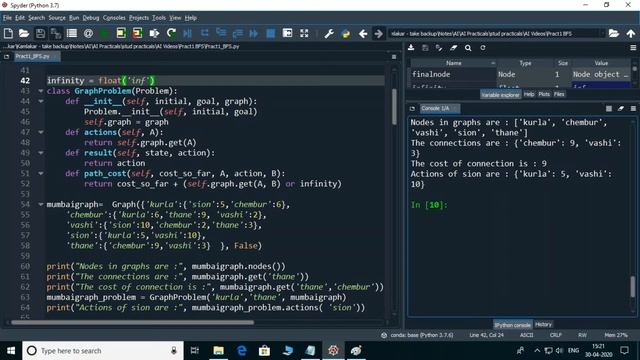 Breadth First Search Algorithm on Graph in Python смотреть онлайн