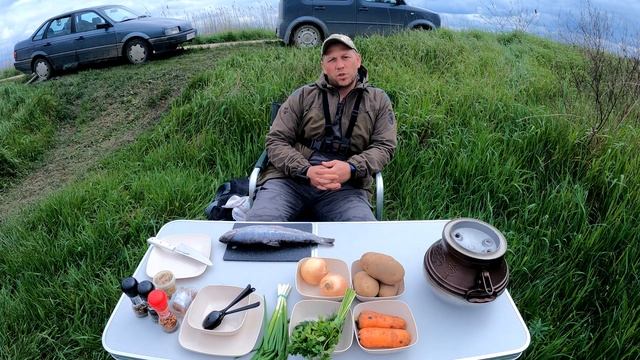 КАРАСЬ НА "ДГК"... х.ЛЕБЕДИ...ПРИГОТОВЛЕНИЕ УХИ В АВГАНСКОМ КАЗАНЕ... смотреть онлайн