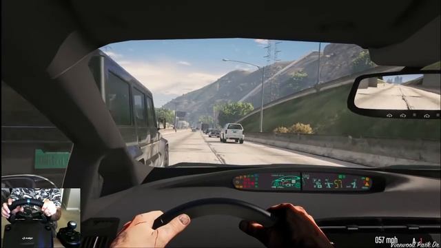 GTA V Real life Mods 'Toyota Prius 2015' Driving with Logitech G29 Steering Wheel - GTA 5 Pakistan смотреть онлайн