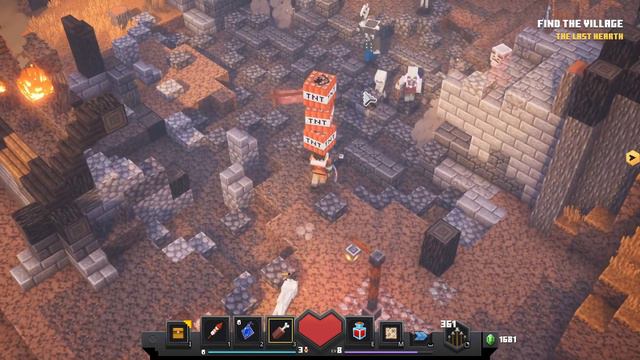 Minecraft Dungeons Lets Play Part 4 Pumpkin Pastures! смотреть онлайн