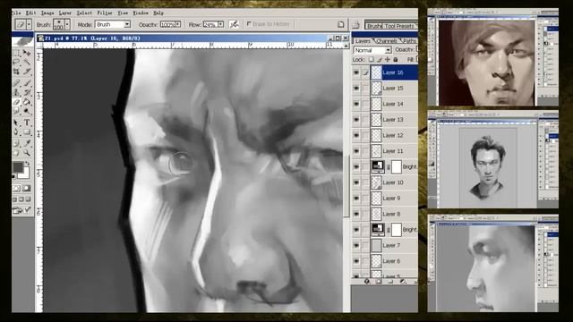 Zhang Lu/Manley - Asian Male Portraits - Adobe Photoshop Tutorial смотреть онлайн