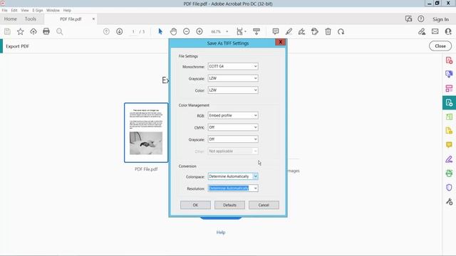 How to convert a PDF to a TIFF file using Adobe Acrobat Pro DC 2022 смотреть онлайн