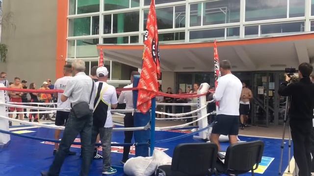 Ездили к сыну на турнир « Бокс на районе». смотреть онлайн