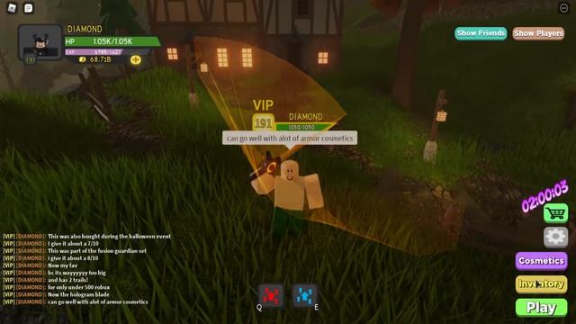 My Cosmetics, Inventory, and Favorite Combo - Dungeon quest смотреть онлайн