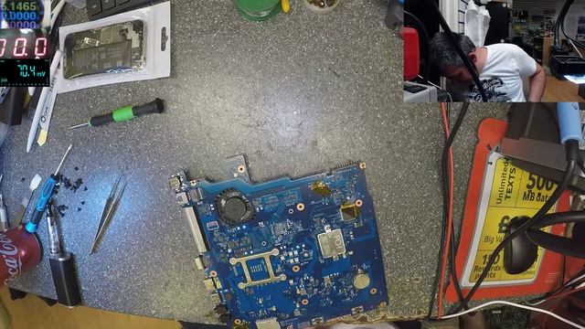 Samsung NP-300E laptop, motherboard repair смотреть онлайн