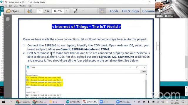 ESP8266 Interfacing Multiple ADS1115 смотреть онлайн