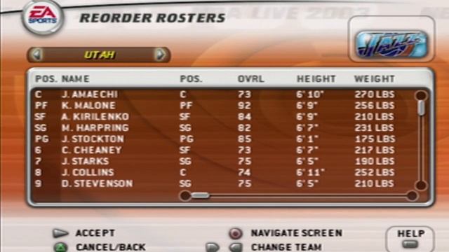 NBA Live 2003 Quick Look at Game Menu Retro Video Game смотреть онлайн