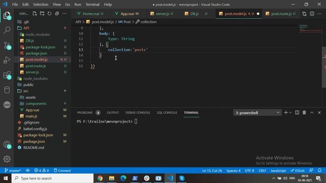 MEVN App | PART 2 | Creating a Backend | API using Node.js and mongoDB смотреть онлайн