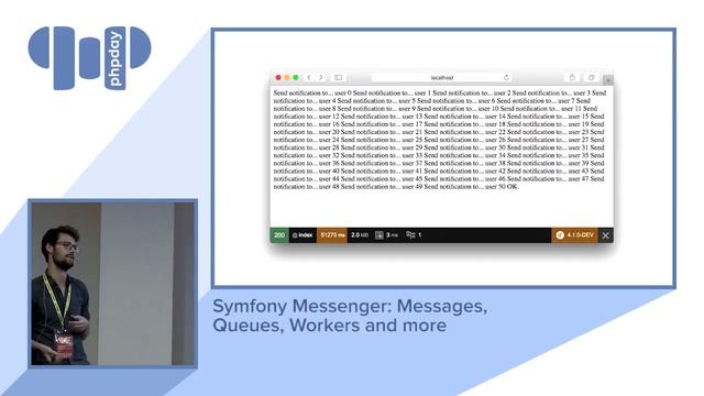 Samuel Roze - Symfony Messenger: Messages, Queues, Workers and more - phpday 2018 смотреть онлайн