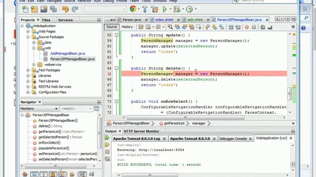 Add Java Server Faces page that inserts data to the database смотреть онлайн