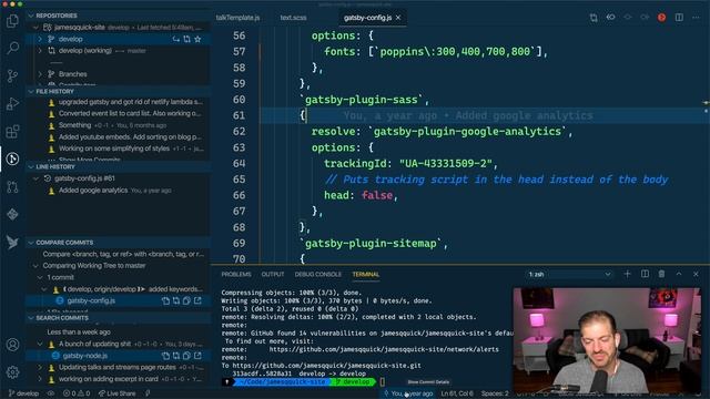 GitLens Extension in Visual Studio Code смотреть онлайн