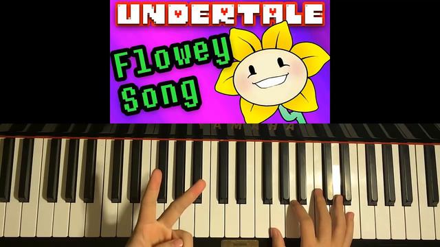 HOW TO PLAY - UNDERTALE FLOWEY SONG - "I Am Flowey" - TryHardNinja (Piano Tutorial) смотреть онлайн