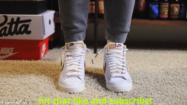 THE NIKE BLAZER MID 77 RED & BLUE IS A STEP ABOVE THE REST смотреть онлайн