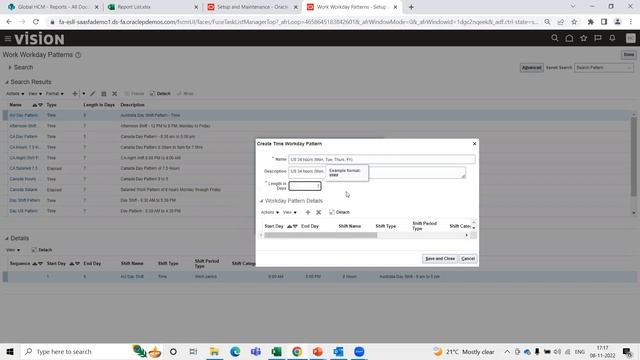 Oracle Cloud - Absence - Work Shifts, Work patterns, Work Schedule смотреть онлайн