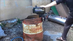 Лодочный мотор SEA-PRO 2,5 запуск