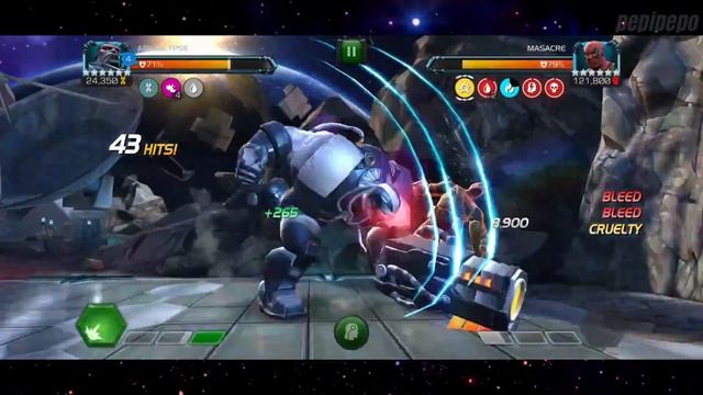 ACT 8.2.4 BETA | MASACRE Boss Fight | Marvel Contest Of Champions смотреть онлайн