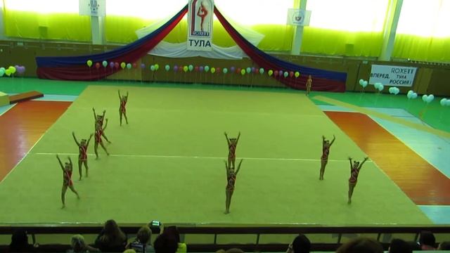 Резонанс- Орхидея, 8- 10 лет, соревнования по, Эстетической гимнастике г Тула, 01 06 2017 смотреть онлайн