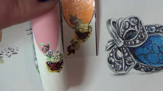 РИСУЕМ КРАСИВУЮ БАБОЧКУ НА НОГТЯХ/БАБОЧКА/Дизайн ногтей/Роспись ногтей/Nail art painting смотреть онлайн