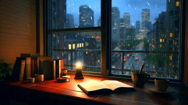 Rainy Jazz Cafe - Cozy Little Working Corner and Smooth Jazz Piano Night To Relax, Study, Work