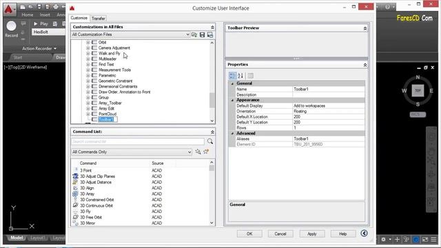 AutoCad 2017 Tutorial | 13.03 Create And Customize Toolbars And Menus смотреть онлайн