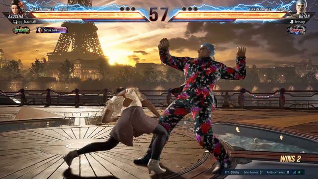 Jeesup (Bryan) Vs Gg_hazmatt (Azucena) Tekken 8 2024