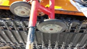 Меняем пружины катков на Буран 640.