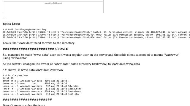 nginx doesn't read mounted /usr/share/nginx/html (2 Solutions!!) смотреть онлайн