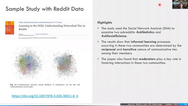 Computational Social Science Bootcamp 2021: Getting Started with Communalytic: Research with Reddit смотреть онлайн
