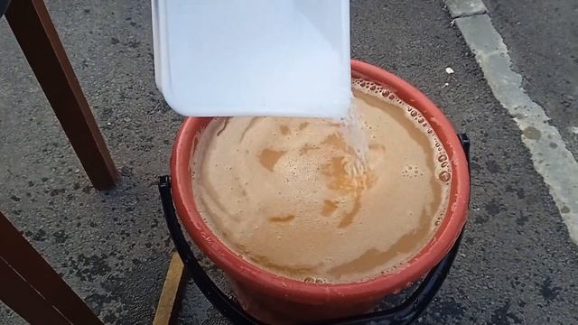 Осенняя обработка сада. Железный купорос + карбамид. смотреть онлайн