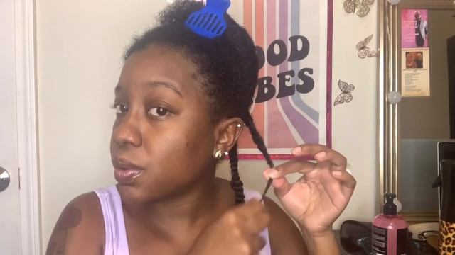 Twaidout Tutorial on Type 4 Hair (Braidout/Twistout Combo) смотреть онлайн