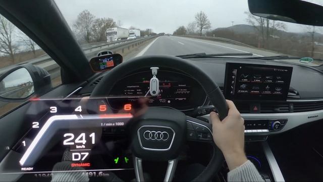 2021 AUDI S4 TDI B9 On AUTOBAHN [NO SPEED LIMIT] | CarPerformance Media