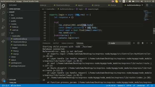 Login Express and MongoDB смотреть онлайн