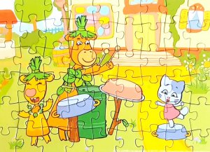 Оранжевая корова - собираем пазлы для детей | Видео для детей | Мультики с игрушками | #видеодлядете