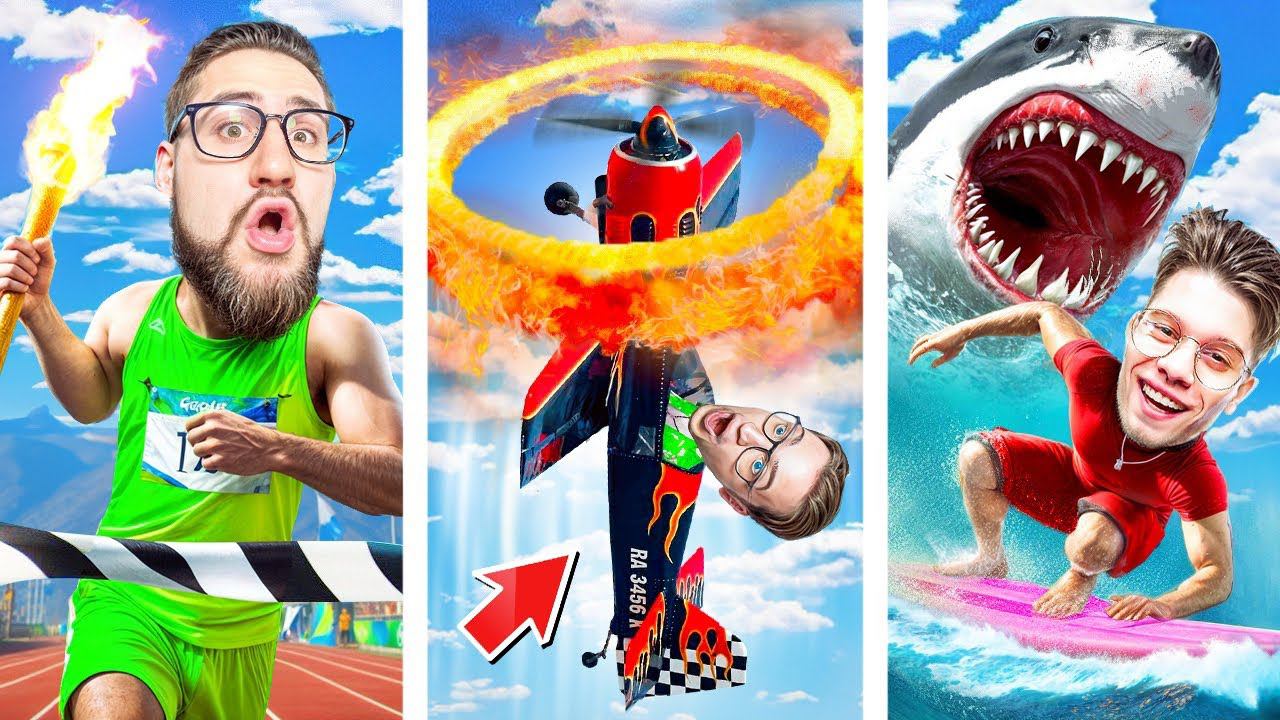 САМЫЙ ЭКСТРЕМАЛЬНЫЙ ТРИАТЛОН за 60 МИНУТ! ДОЙДИ ДО КОНЦА И ПОЛУЧИ $20.000.000! (GTA 5 RP) смотреть онлайн