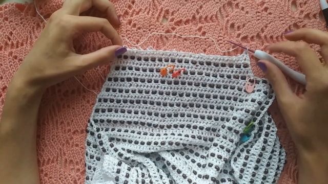 Топ с бусинами по мотивам Andi Bagus крючком. Часть 2 смотреть онлайн