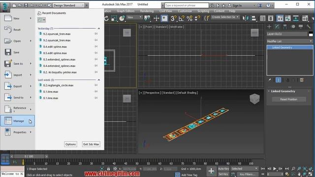 Autocad ten 3ds Max Dosya Aktarma смотреть онлайн