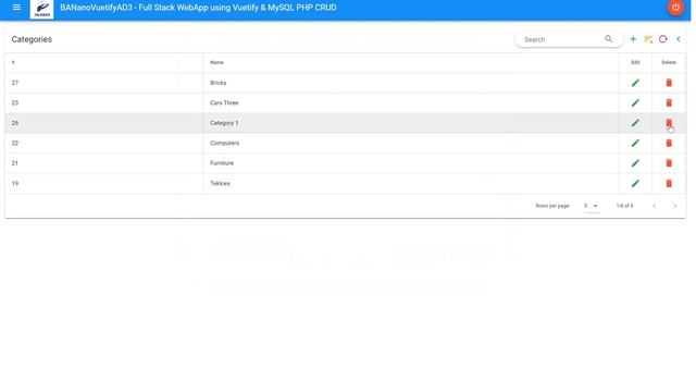 BANanoVuetifyAD3 - Fullstack WebApp using Vuetify & MySQL PHP смотреть онлайн
