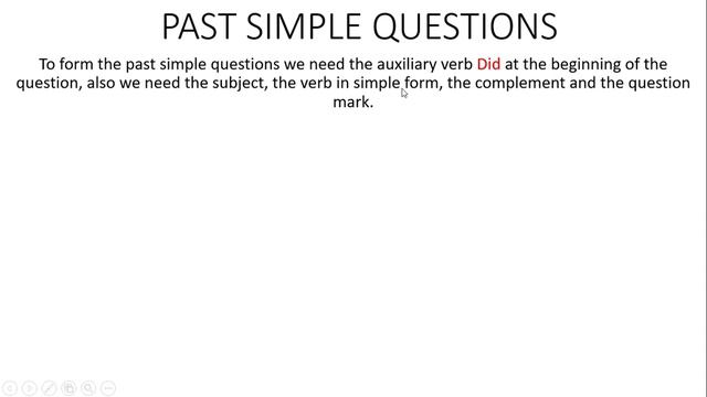 Past simple negative and questions смотреть онлайн